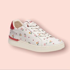 Coach clip leather sneakers